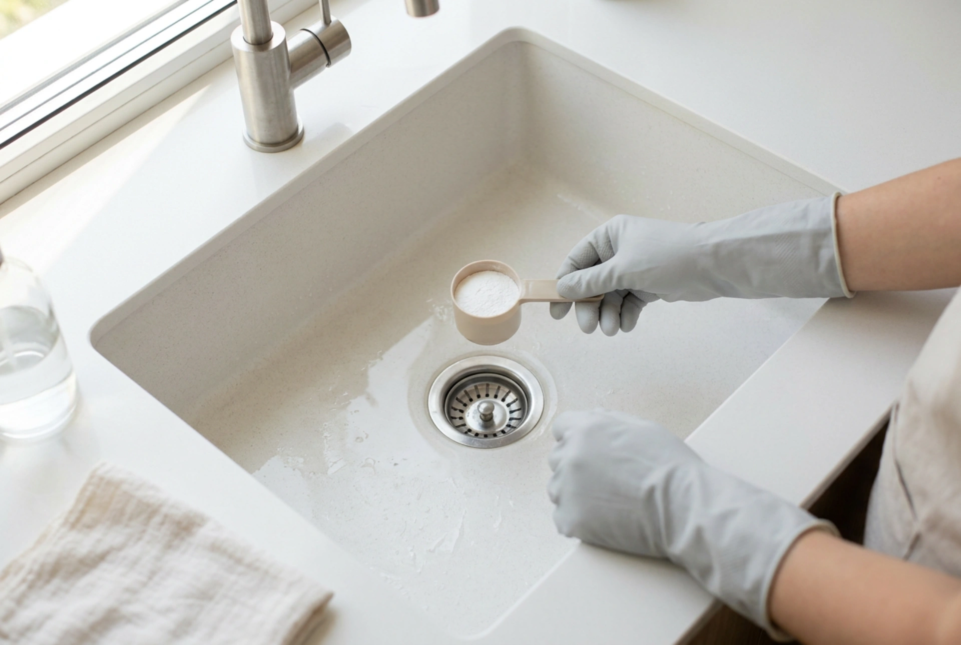 Lavabo Açıcı Granüller Evde Güvenli Bir Şekilde Nasıl Kullanılır