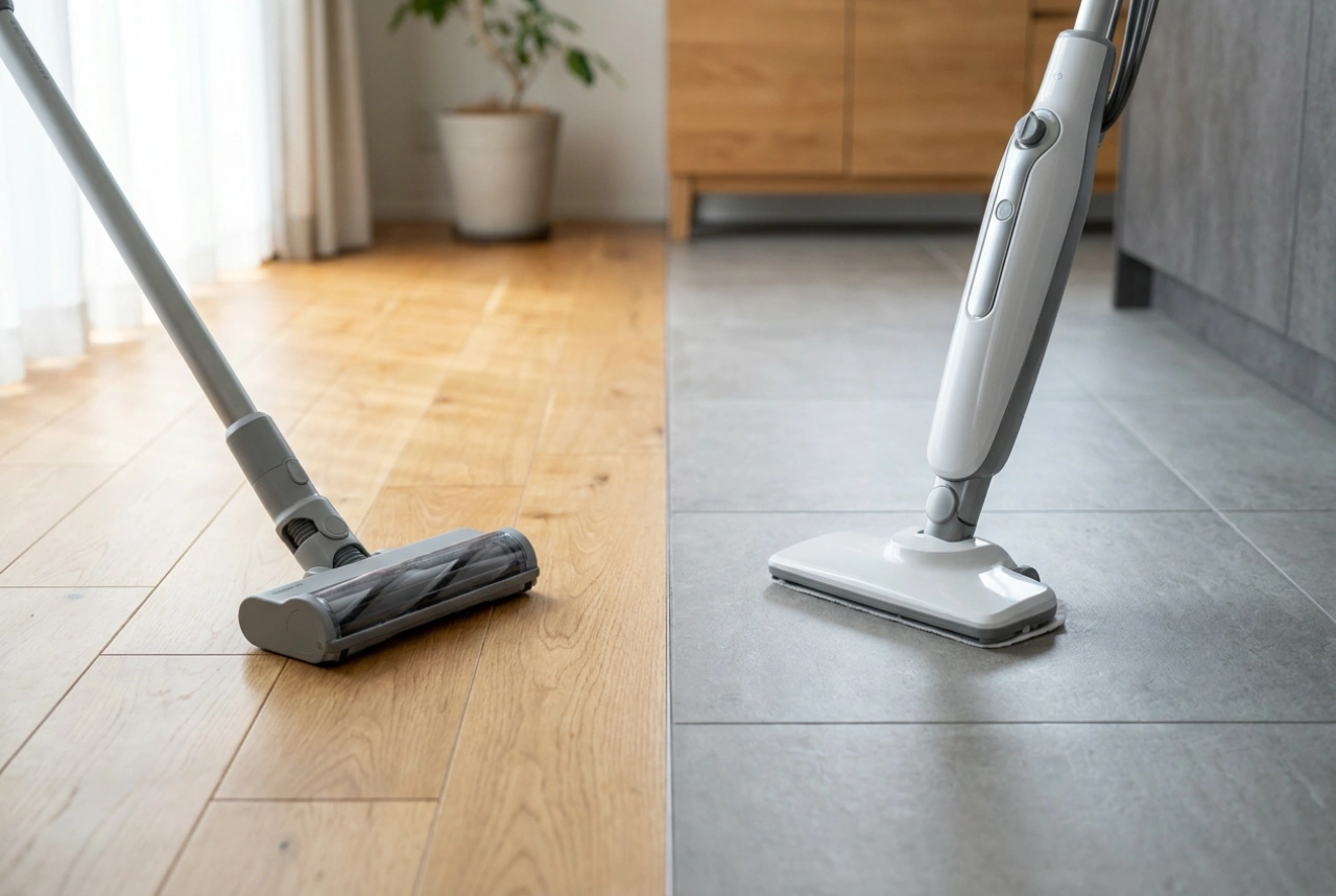 Zeminler İçin Elektrikli Süpürge mi Yoksa Buharlı Mop mu Tercih Edilmeli?