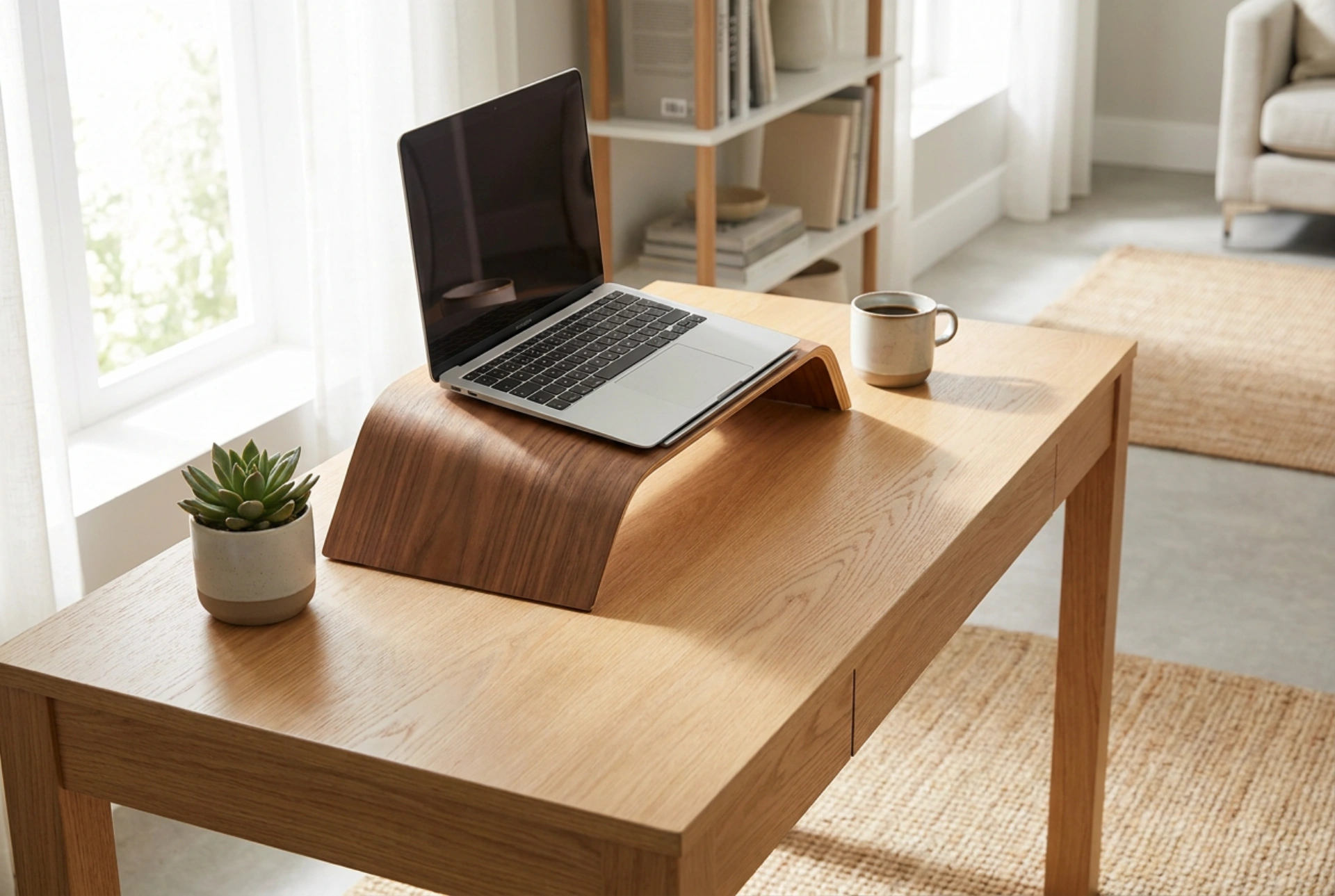 Ahşap Laptop Standı ve Güvenli Cihaz Yerleşimi Kuralları