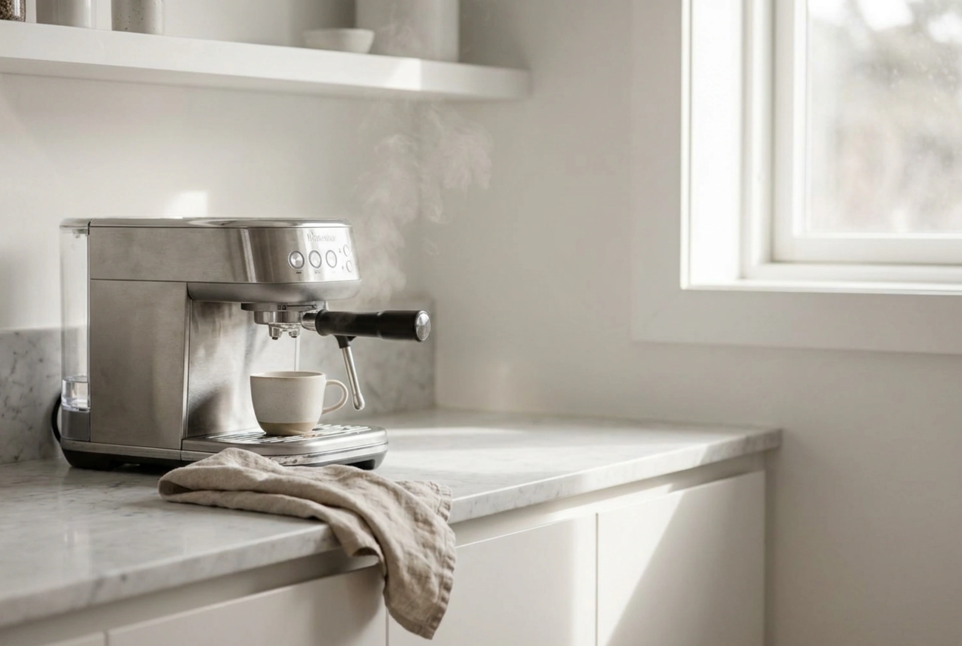 Küçük Bir Mutfakta Kompakt Espresso Makinesi Nasıl Temizlenir
