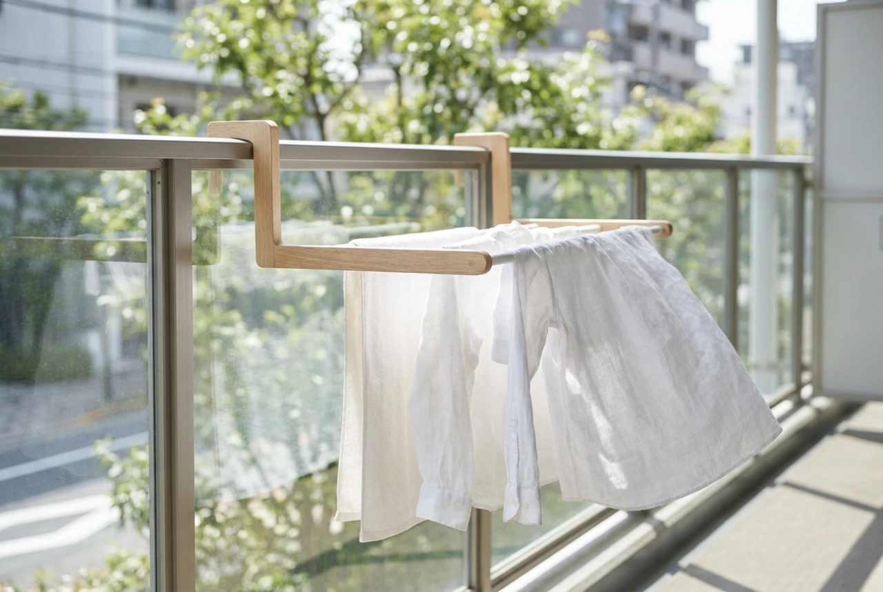 Balkon Korkuluğunda Güvenli Çamaşır Kurutma Yöntemleri
